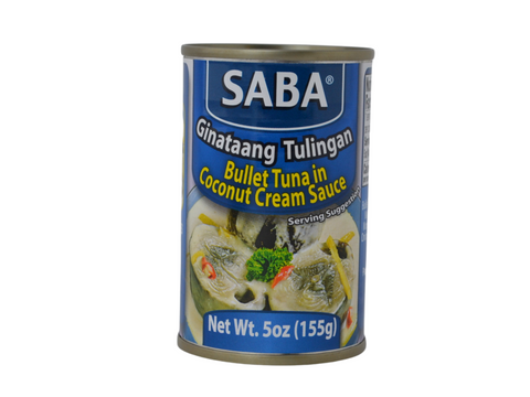 Saba Bullet Tuna in Coconut Cream Sauce 5oz 155g