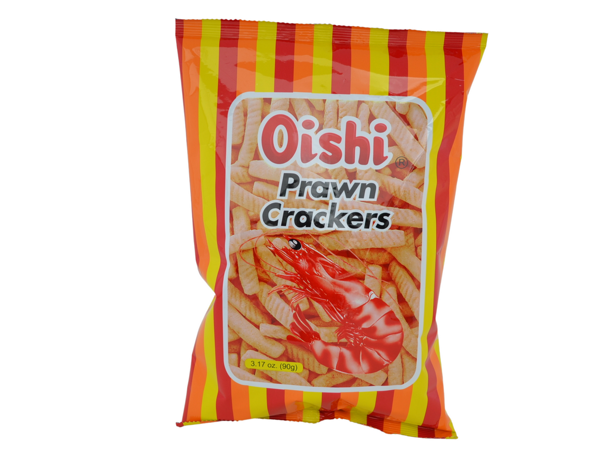 Oishi Prawn Crackers 3.17oz (90g) – International Snacks Shop & More