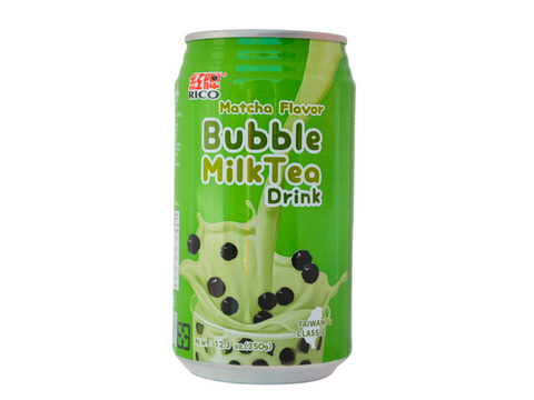 Bubble Milk Tea Drink Matcha 12.3oz