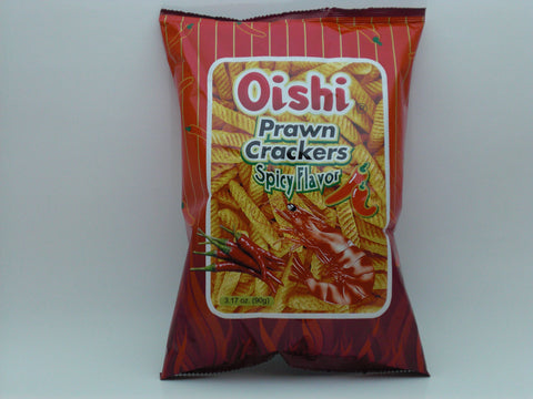 Oishi Prawn Crackers Spicy Flavor 3.17oz – International Snacks
