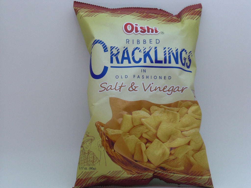 Oishi Cracklings Salt & Vinegar 3.17oz – International Snacks Shop