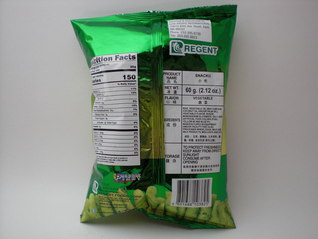Regent Vegetable Flavor Rice Crackers – Mashi Box