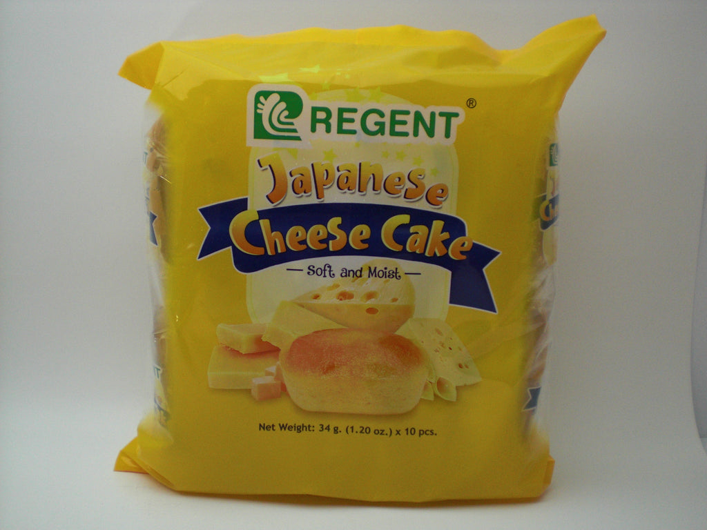 Regent Japanese Cheese Cake 34g (1.20oz) x 10pcs – International Snacks Shop  & More