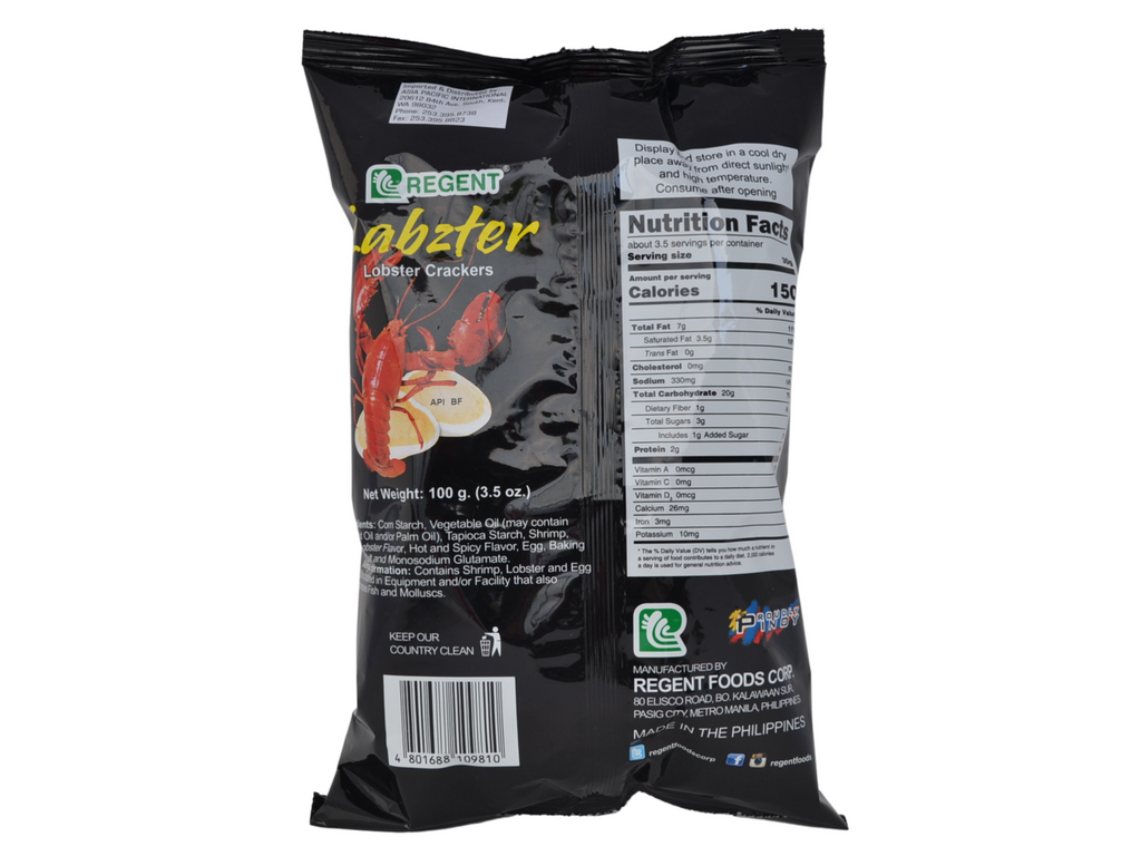 Regent Labzter ( Lobster Crackers) 100g (3.5oz) – International